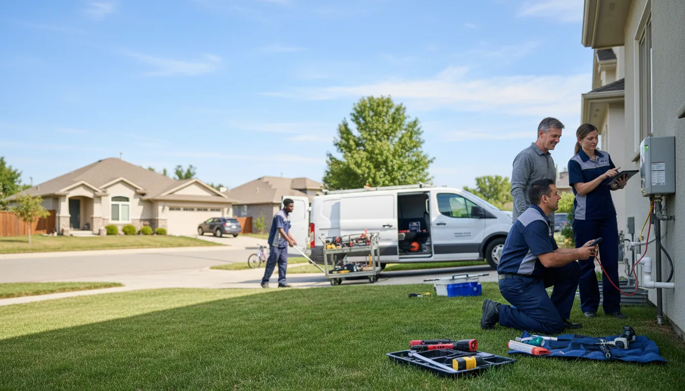 Tankless water heater service in Midwest City, OK